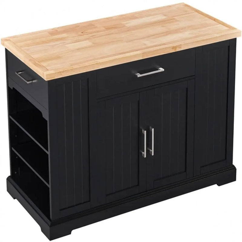Rolling Kitchen Island Kitchen Trolley by Yaheetech