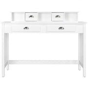 Writing Computer Desk Modern Work Station Laptop Table Removable Floating Organizer by Yaheetech