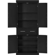 Kitchen Pantry Cabinet Tall Pantry Cupboard by Yaheetech