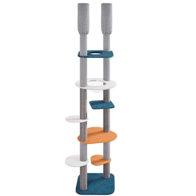 8-8.6FT Floor-to-Ceiling Cat Tree by Yaheetech