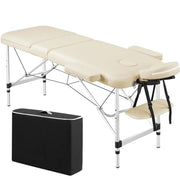 Professional 3 Fold Massage Bed Adjustable Massage Equipment by Yaheetech