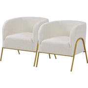 2pcs Contemporary Accent Armchair by Yaheetech