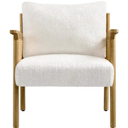 Boucle Upholstered Accent Chair Lounge Chair by Yaheetech