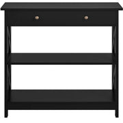 Wooden Console Table Entryway Table by Yaheetech