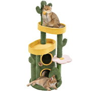 Oasis-Themed Cat Tree Cat Tower by Yaheetech