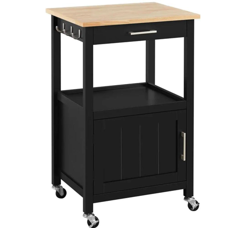 Rolling Kitchen Cart Kitchen Trolley for Dining Room by Yaheetech