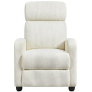Yaheetech Recliner Chair Corduroy Recliner Sofa Adjustable Modern Single Reclining Chair Recliner Chair Corduroy Recliner Sofa Adjustable Modern Single Reclining Chair