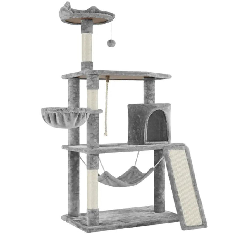 Deluxe Multi Level Cat Tree Cat Tower by Yaheetech