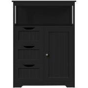 90cm Height Bathroom Floor Cabinet MDF Wooden Storage Organizer by Yaheetech