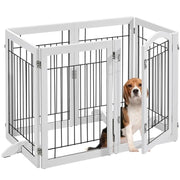 6-Panel Pet Puppy Safety Fence with 3 Support Feet by Yaheetech