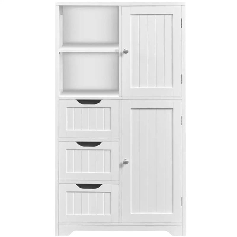 Freestanding Floor Cabinet Bathroom Storage by Yaheetech