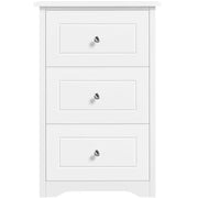 End Table Classic Side Table Storage by Yaheetech