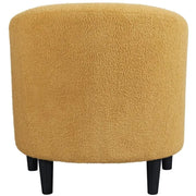 Yaheetech Boucle Club Chair Accent Barrel Chair Boucle Club Chair Accent Barrel Chair