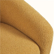 Yaheetech Boucle Club Chair Accent Barrel Chair Boucle Club Chair Accent Barrel Chair