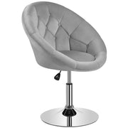 Makeup Vanity Chair Tufted Style Barrel Chair by Yaheetech