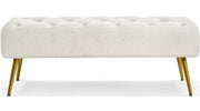 Upholstered Bedroom Benches Footrest Stool Ottoman Footstool Bench by Yaheetech