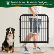 12 Panels Dog Playpen Metal Pet Pen by Yaheetech