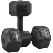 2x6kg Hexagon Dumbbells Set by Yaheetech