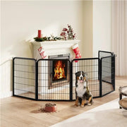 6 Panels Heavy Duty Dog Pen by Yaheetech