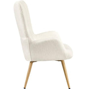 Boucle Accent Chair Armchair by Yaheetech