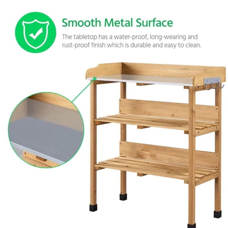 Outdoor Potting Bench by Yaheetech