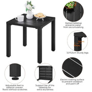 2pcs Dining Chairs + Outdoor Coffee End Table by Yaheetech