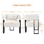 2pcs Accent Chair Armchair by Yaheetech
