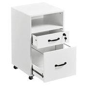 Brand New 2 Drawer Side Table End Table File Cabinet by Yaheetech