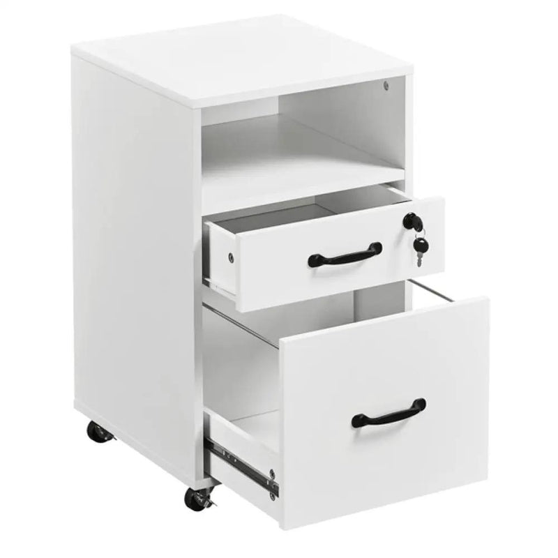 Brand New 2 Drawer Side Table End Table File Cabinet by Yaheetech