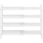 4 Tier Iron Shoe Rack Organiser by Yaheetech