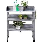 3-layer Outdoor Potting Bench Gardening Table by Yaheetech