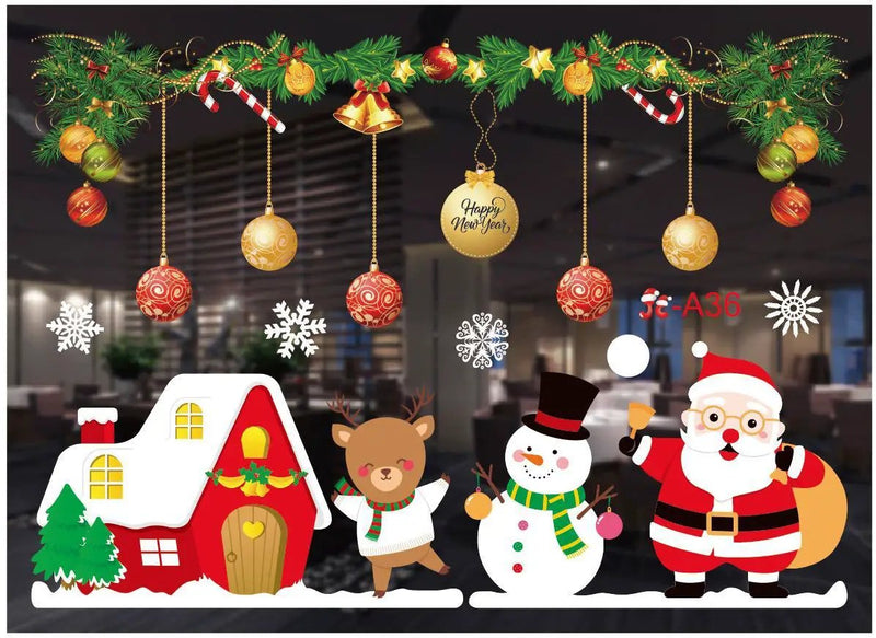 Xmas Window Decoration by salelink.co.nz