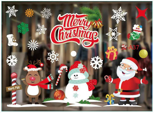 Xmas Window Stickers Decoration by salelink.co.nz