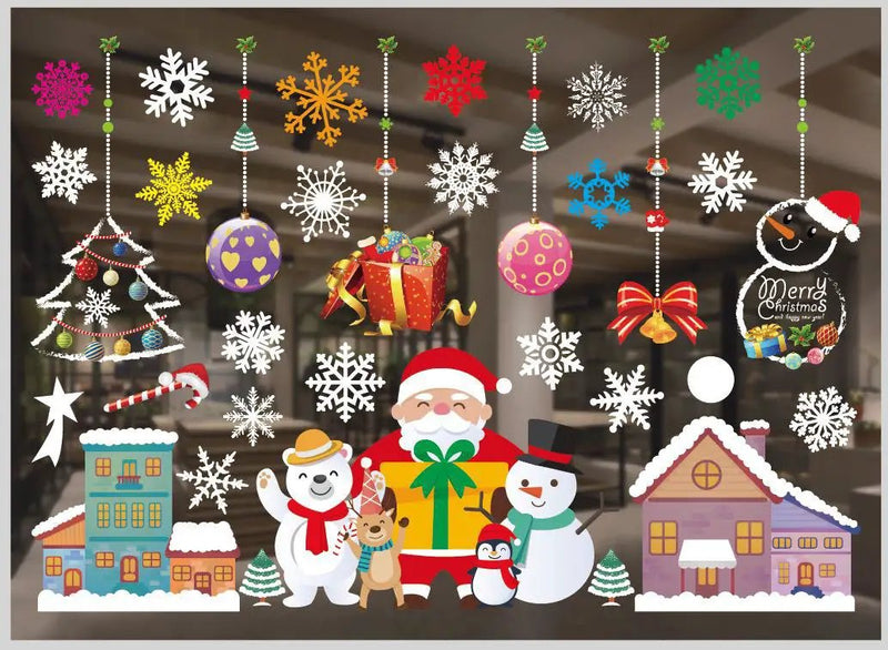 Xmas Window Stickers by salelink.co.nz