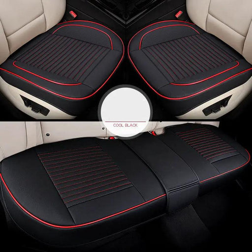 Car Seat Cover Faux Leather Cushion 5 Seater Full Set Front Rear Premium Quality by dealonline.co.nz