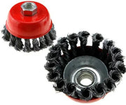 4x Twist Knot Wire Wheel disc & Cup Brush Set Kit for Angle Grinder M14 Crew by salelink.co.nz