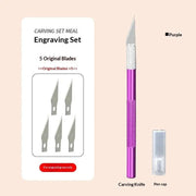 Aluminum Alloy Carving Knife Set Graver 13pc Steel Aluminum Alloy by China Dropship