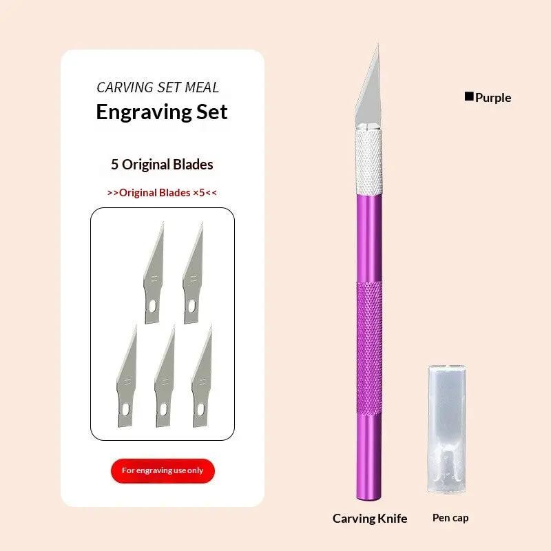 Aluminum Alloy Carving Knife Set Graver 13pc Steel Aluminum Alloy by China Dropship