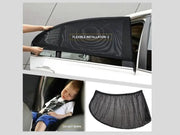 4pcs/set Car Front & Rear Side Window Sun Shade Cover Visor Mesh Shield Sunshade by dealonline.co.nz