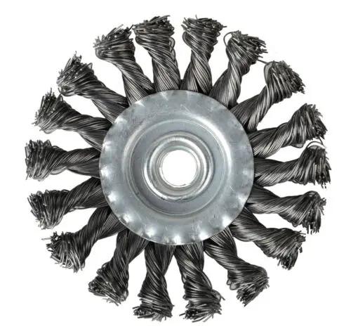 4x Twist Knot Wire Wheel disc & Cup Brush Set Kit for Angle Grinder M14 Crew by salelink.co.nz