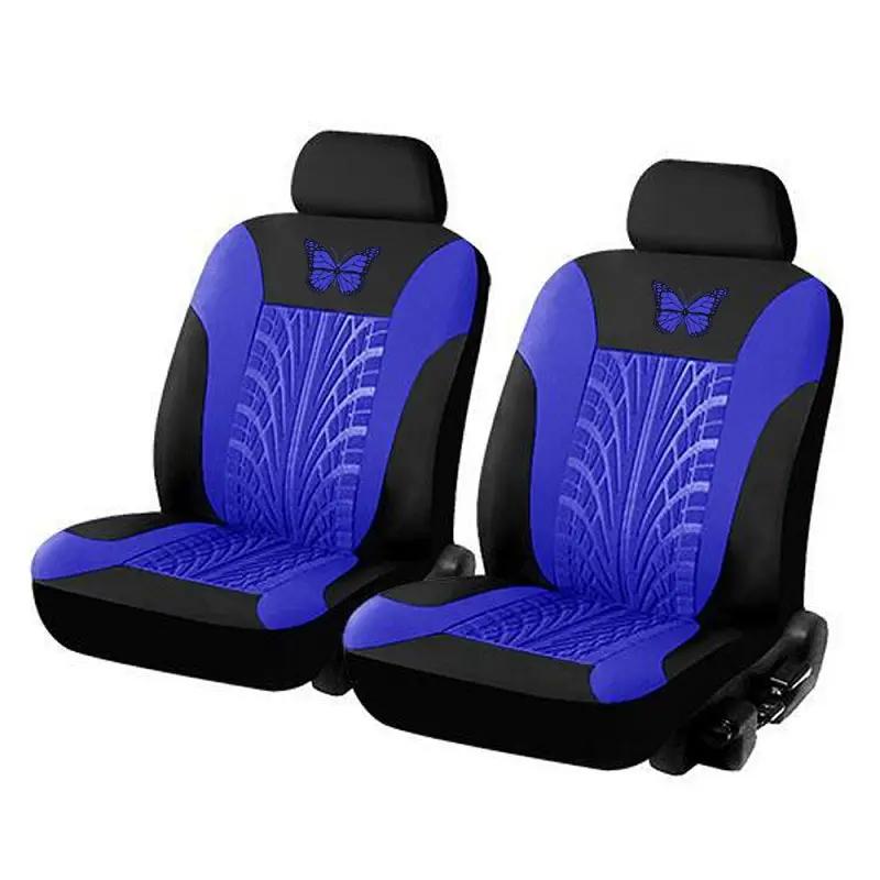 Car Seat Cover 2 Front Seater Protector Polyester by dealonline.co.nz