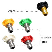Turbo Nozzle with 5 Spray Tips by salelink.co.nz