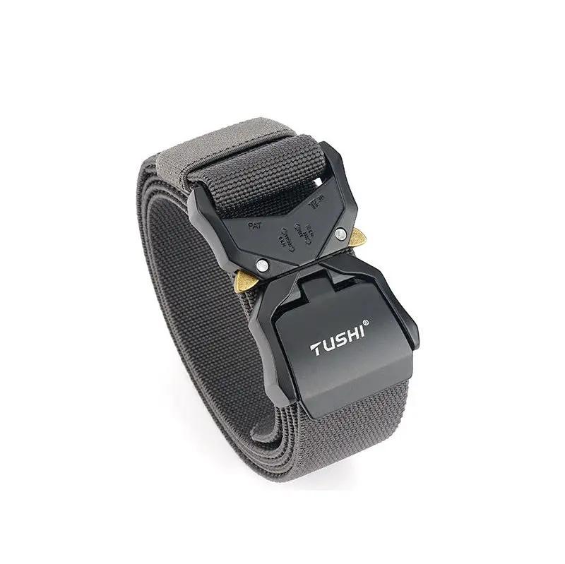 Tactical Belt Military Hiking Nylon Web Rigger Work Belts Heavy-Duty Quick-Relea by dealonline.co.nz
