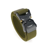 Tactical Belt Military Hiking Nylon Web Rigger Work Belts Heavy-Duty Quick-Relea by dealonline.co.nz