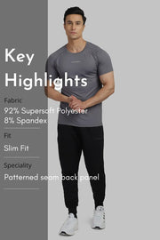 Sleek T-shirt Grey by Fuaark Nz