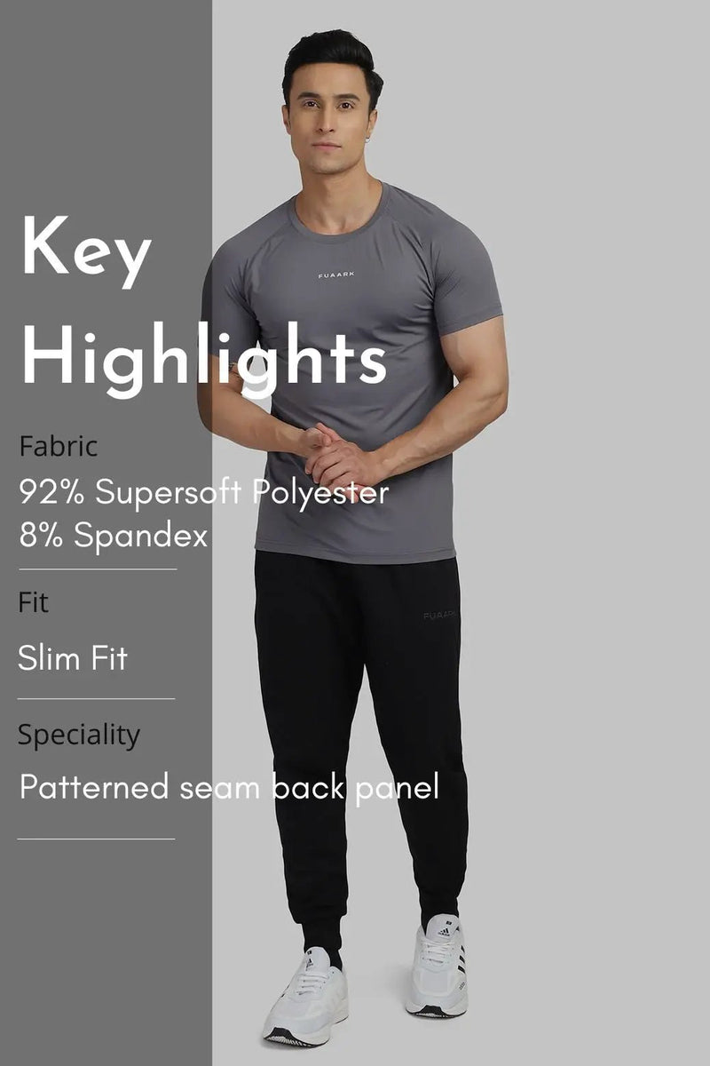 Sleek T-shirt Grey by Fuaark Nz