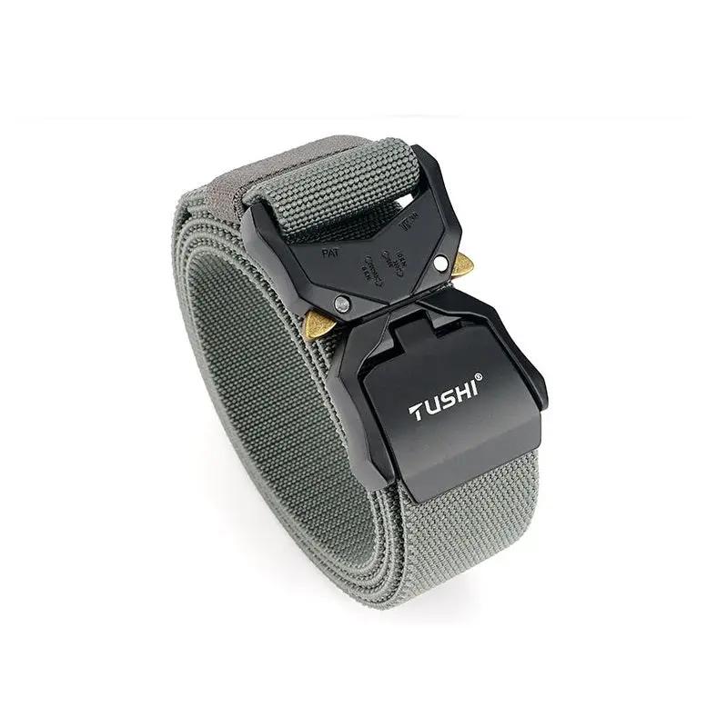 Tactical Belt Military Hiking Nylon Web Rigger Work Belts Heavy-Duty Quick-Relea by dealonline.co.nz
