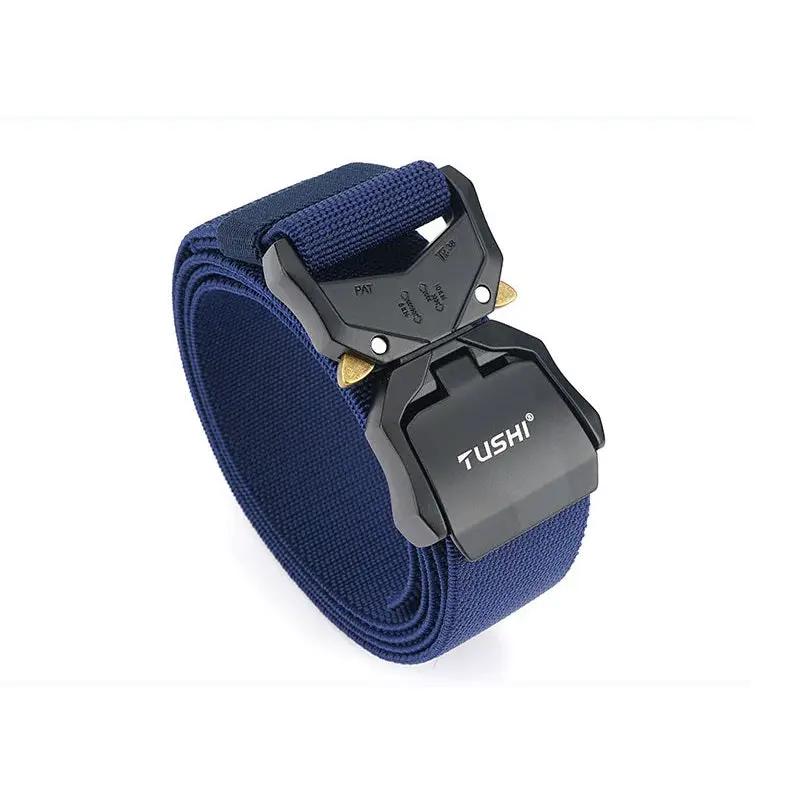 Tactical Belt Military Hiking Nylon Web Rigger Work Belts Heavy-Duty Quick-Relea by dealonline.co.nz