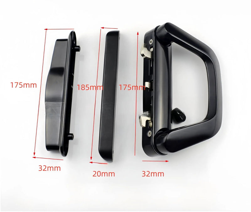 Patio Sliding Door Handle Set with Lock by salelink.co.nz