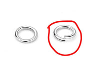 S925 Sterling Silver Open Ring - 10pcs by Resin Art NZ